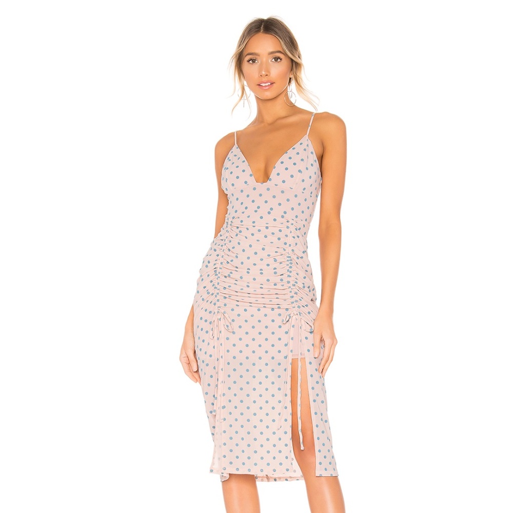 COPY - * NEW NBD Brynlee Dress Brown & Blue C29